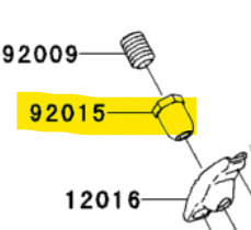 92015-2253 NUT OEM KAWASAKI